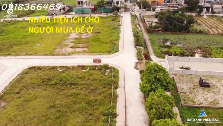 chính chủ cần tiền nên bán gấp đất dự án Green Park Đông Hưng, tỉnh Thái Bình giá 5.9 tr/m2, dt 125 đến 186m2